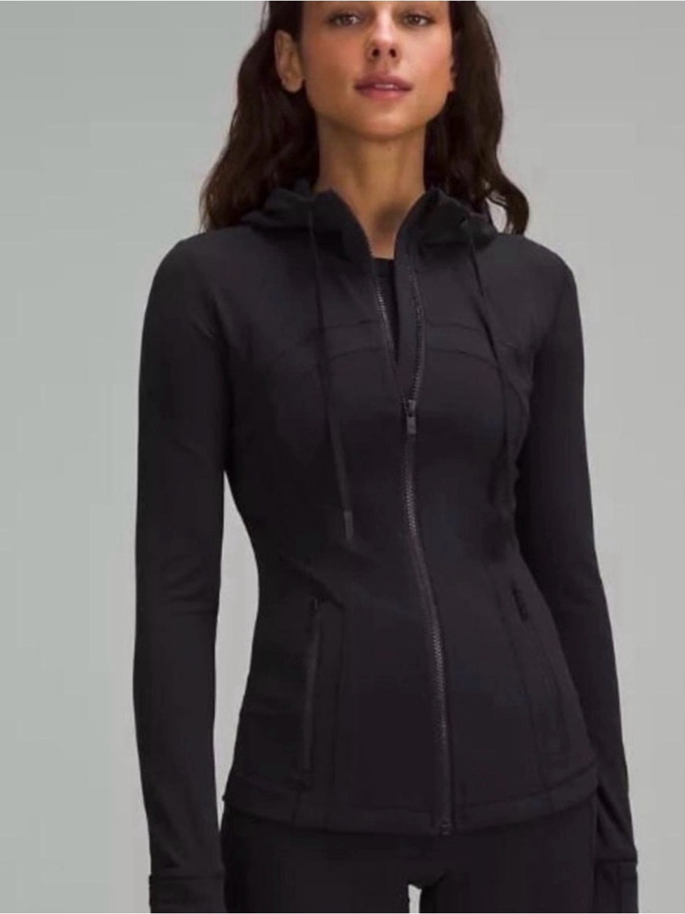Lululemon black hooded define size 8